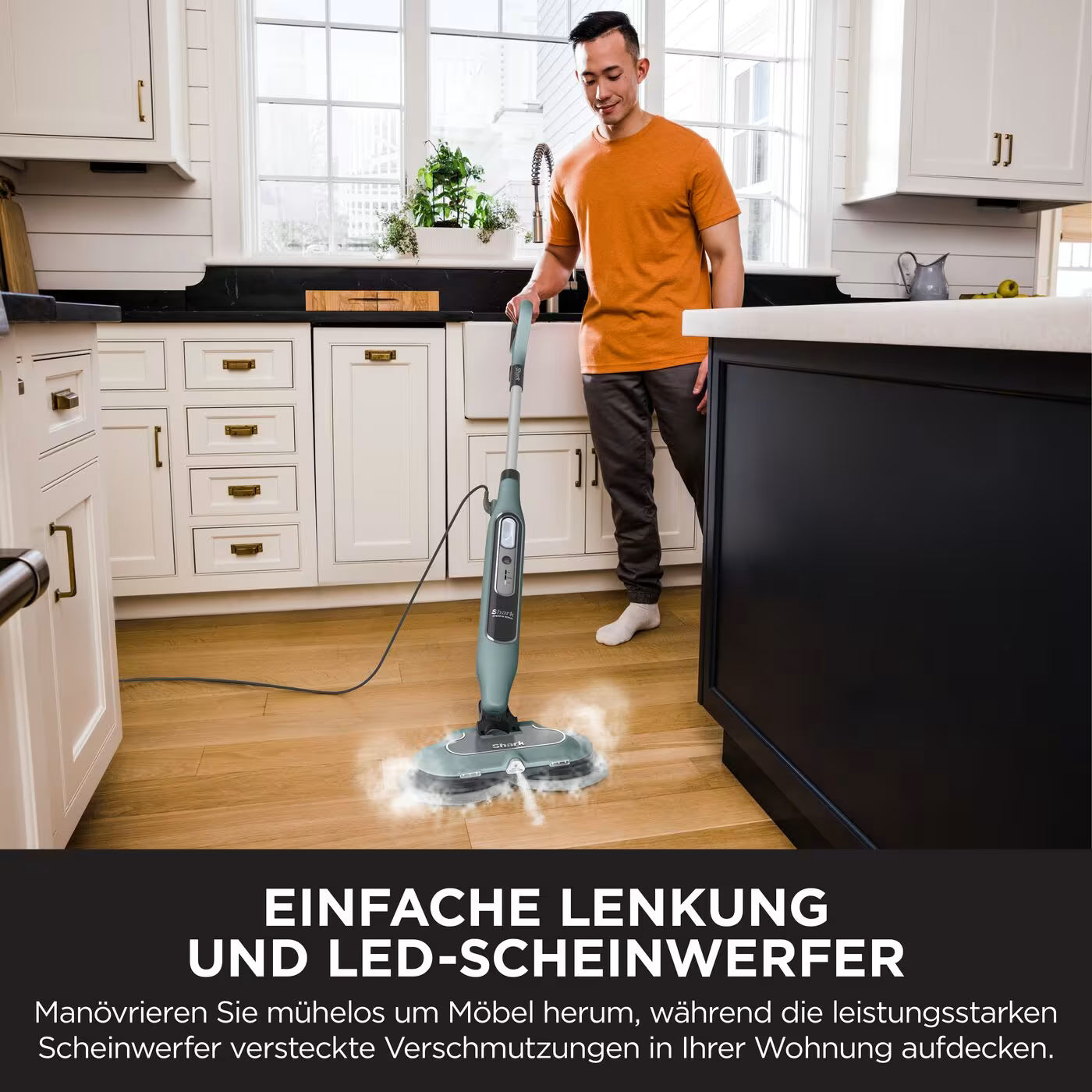Shark Steam & Scrub mit Steam Blaster Technologie