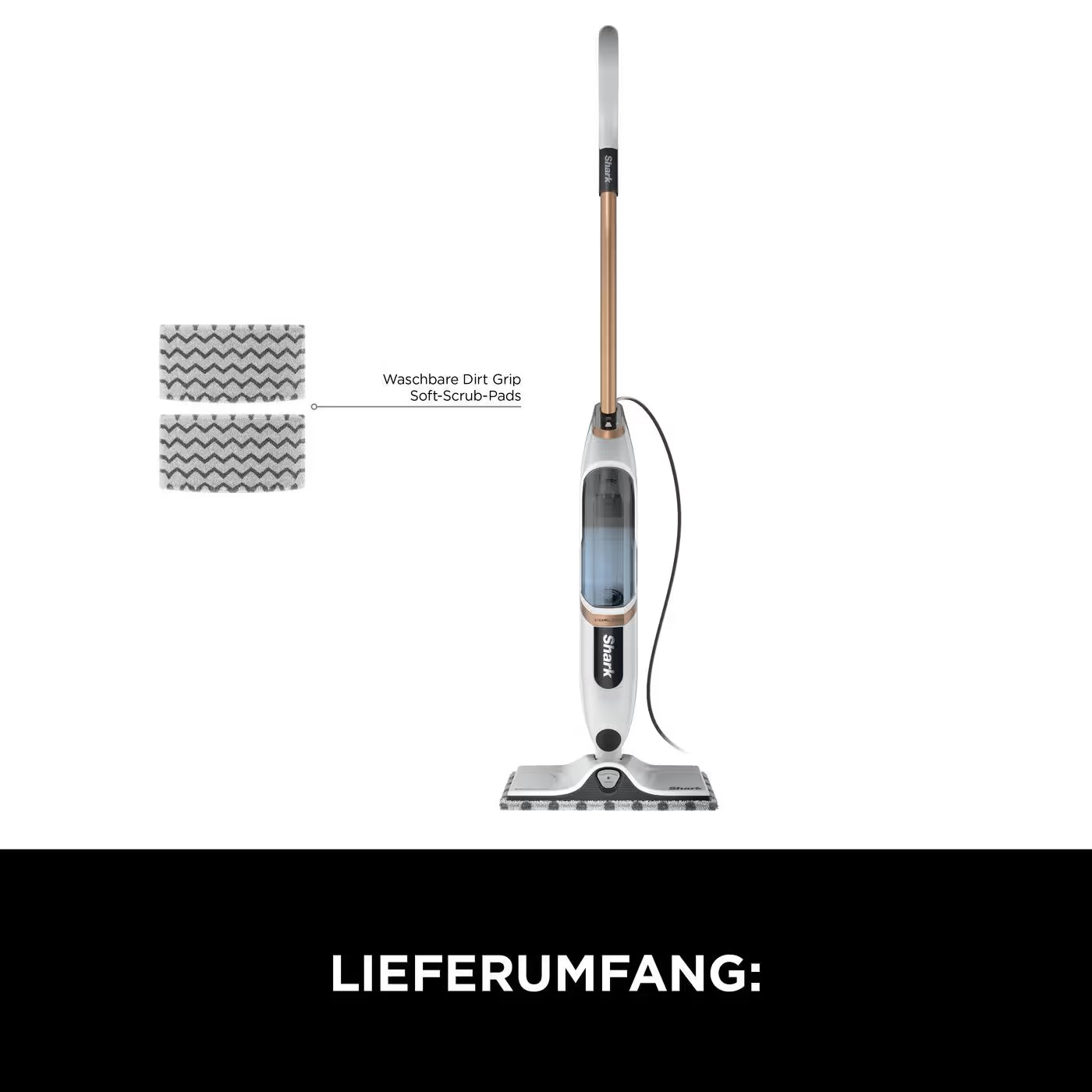 Shark SteamSpot mit Steam Blaster-Technologie