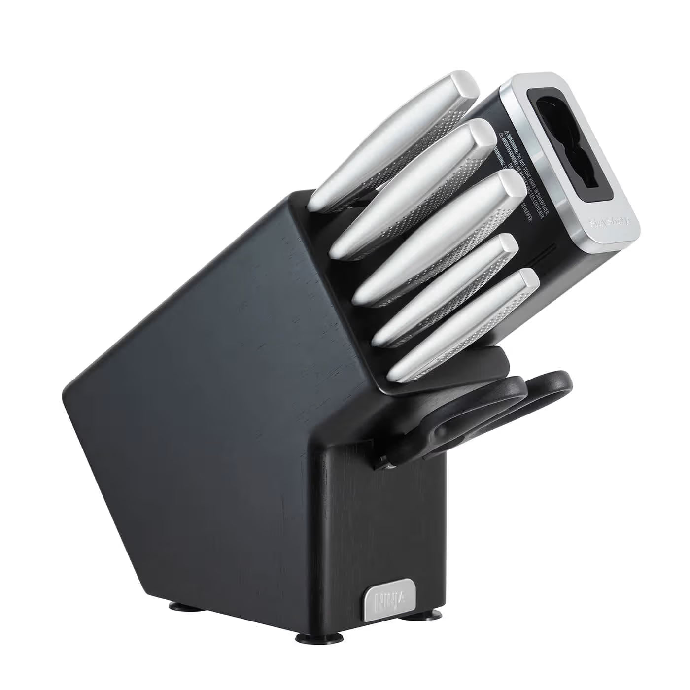 Ninja StaySharp Rostfreier Messerblock mit integriertem Schleifer 6-teiliges Set