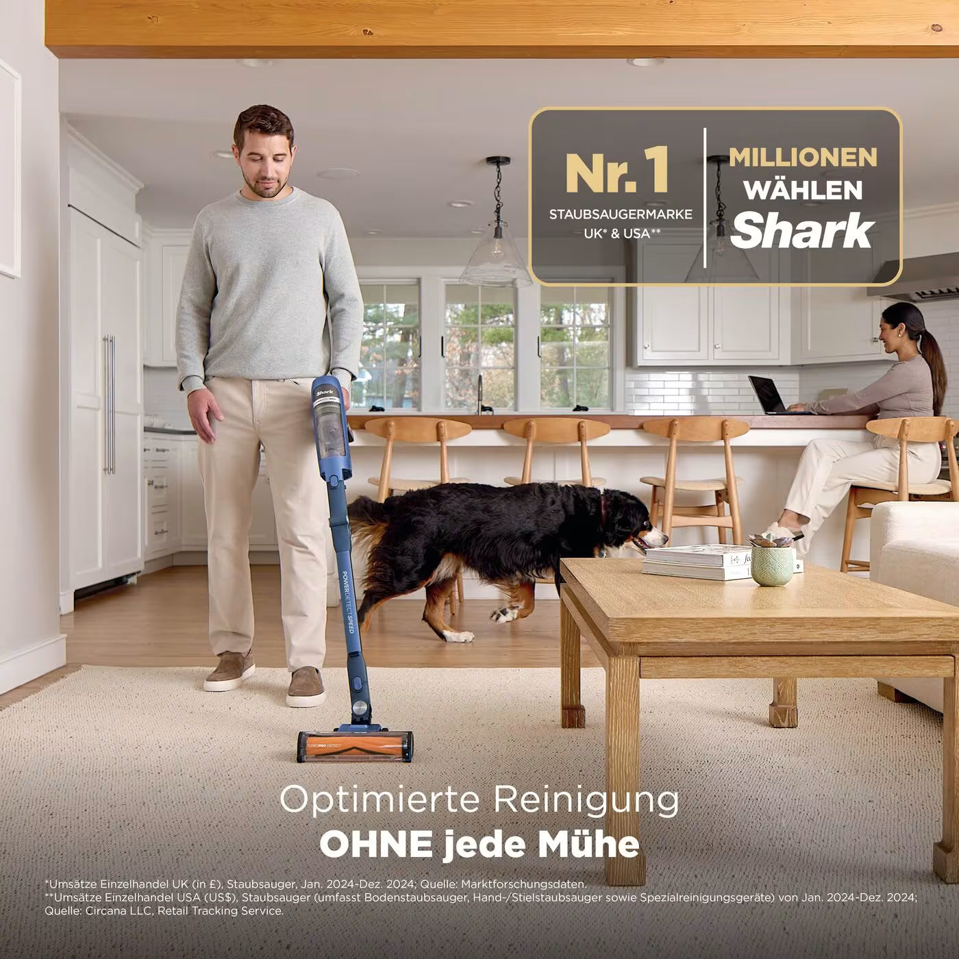 Shark PowerDetect Speed Pet Pro Clean & Empty Akku-Staubsauger