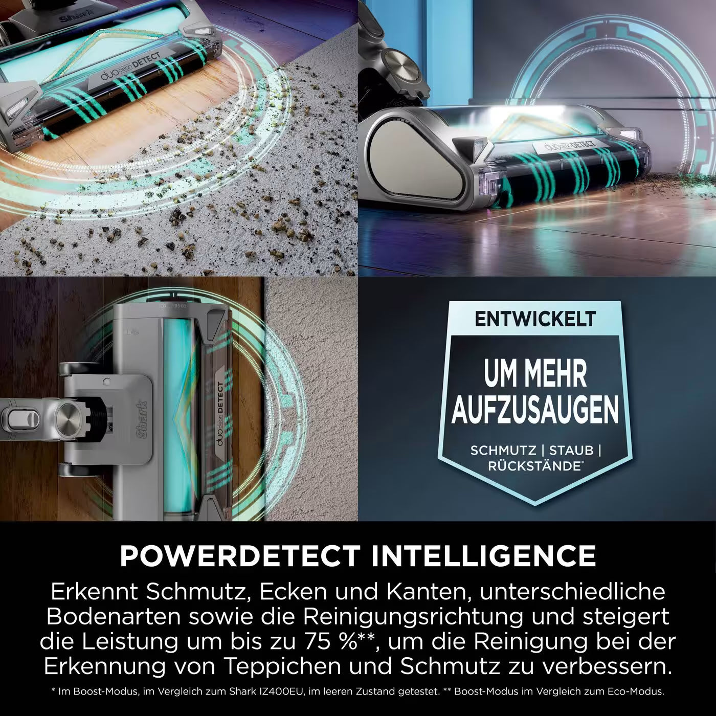 Shark PowerDetect Clean & Empty Akku-Staubsauger für Tierhaare mit Selbstentleerungssystem