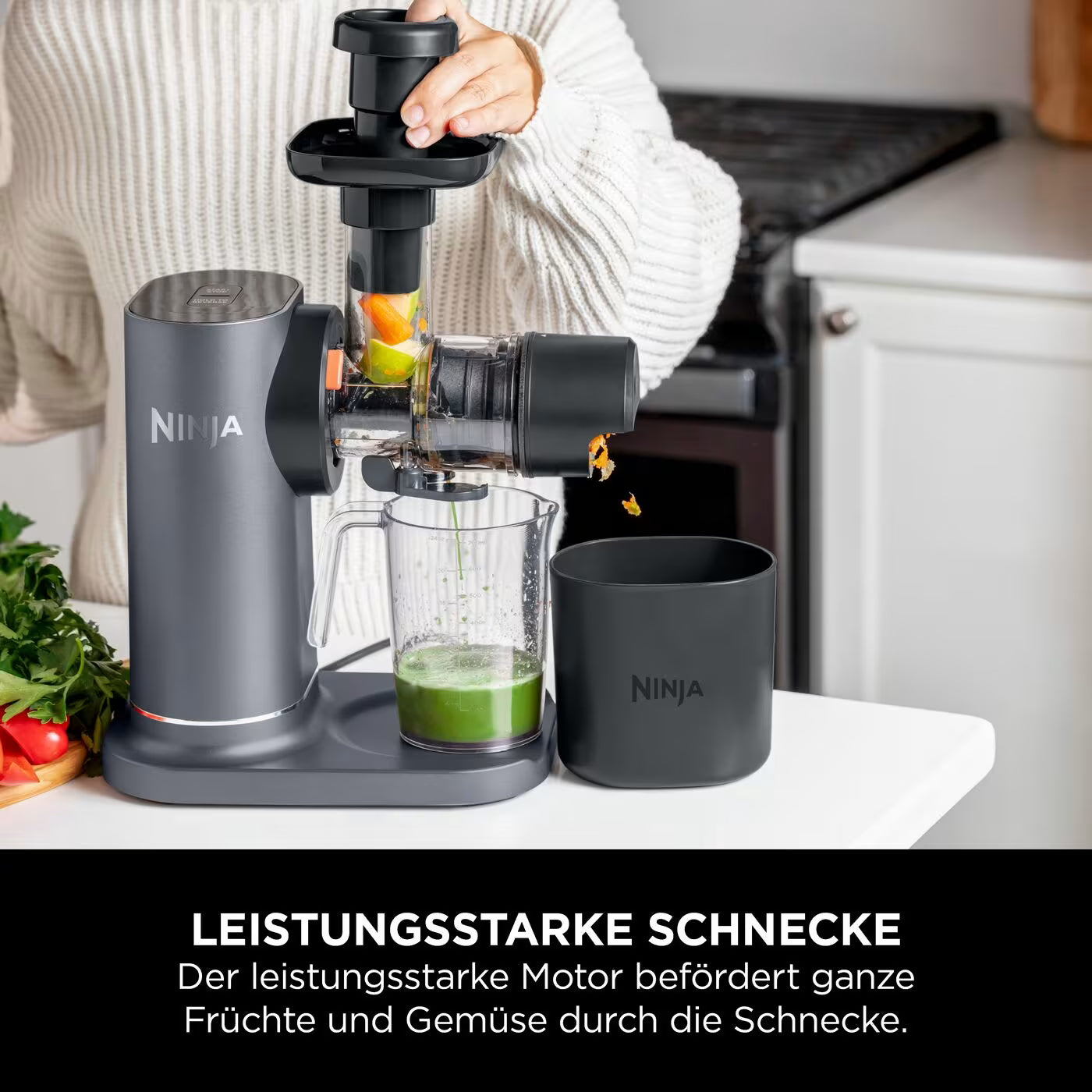 Ninja Kaltentsafter mit Anti-Verstopfungs-Filter