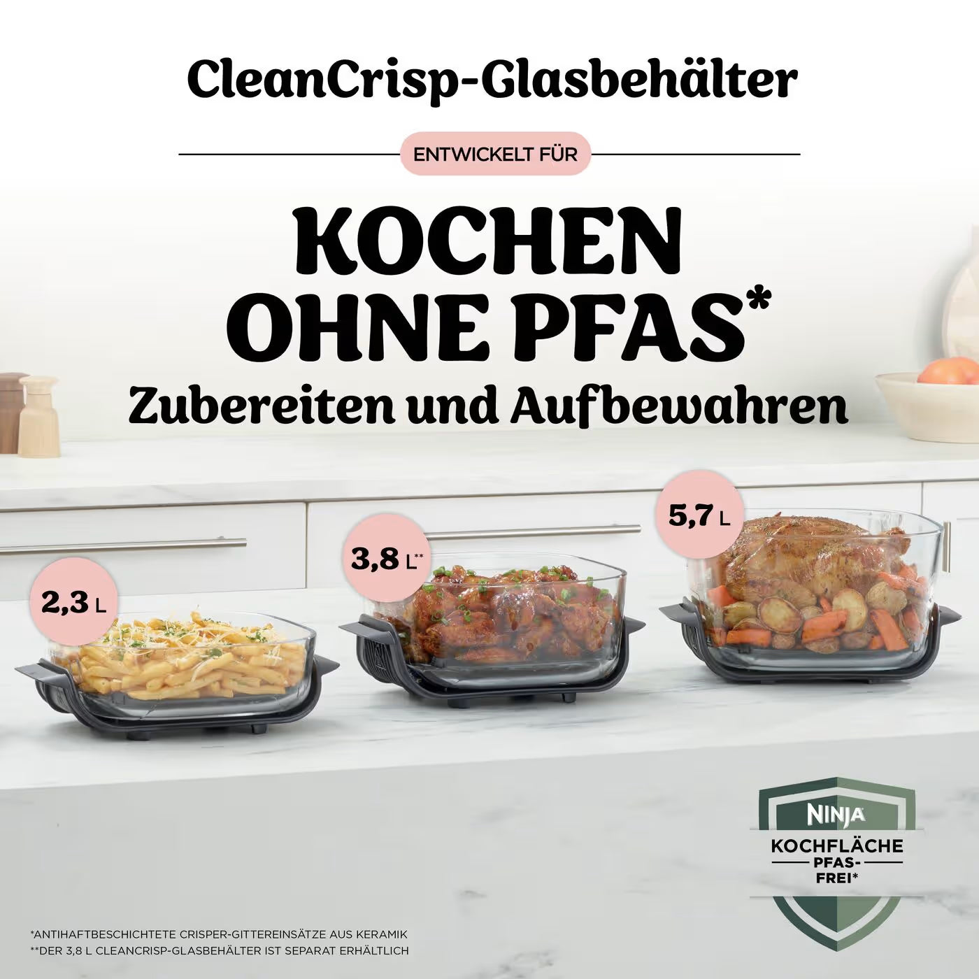 Ninja CRISPi PRO 7-in-1 Glas-Air-Fryer