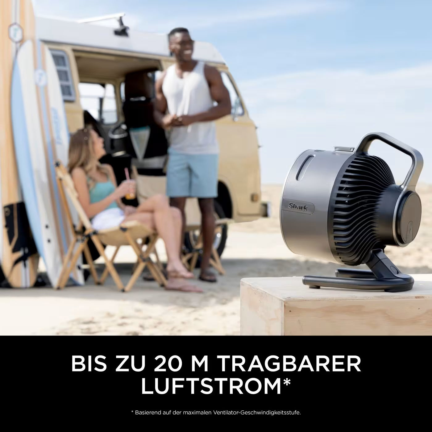 Shark Flex Breeze HydroGo Ventilator mit Sprühnebel