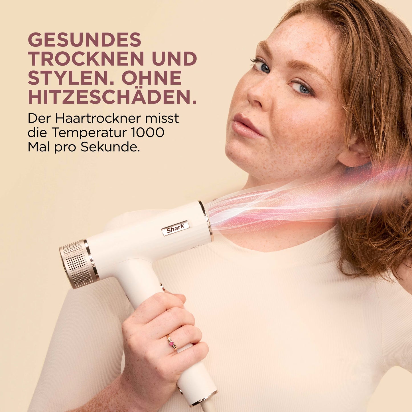 Shark SpeedStyle Leistungsstarker Haartrockner & Gloss Finish - Für lockiges und coily Haar