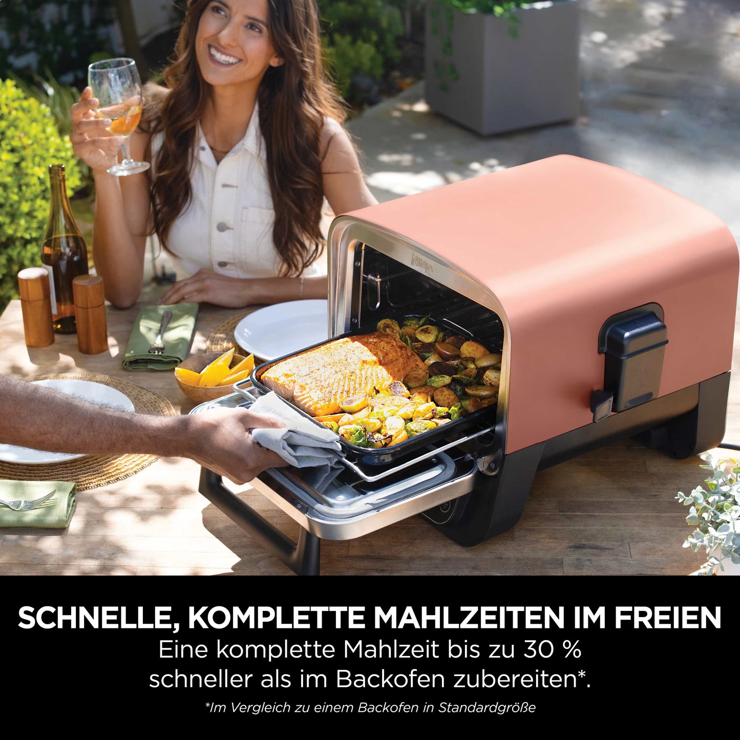 Ninja Woodfire Elektrischer Outdoor Ofen, Pizzaofen und Smoker