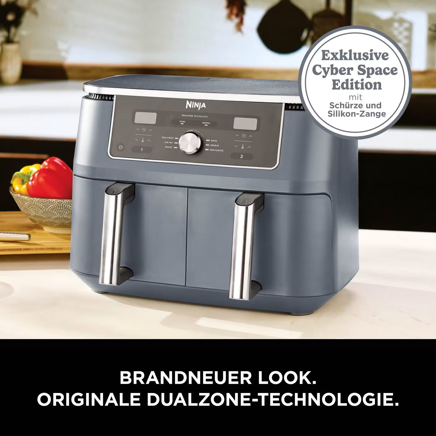 Ninja MAX 6-in-1 Dual Zone Heißluftfritteuse 9,5 L