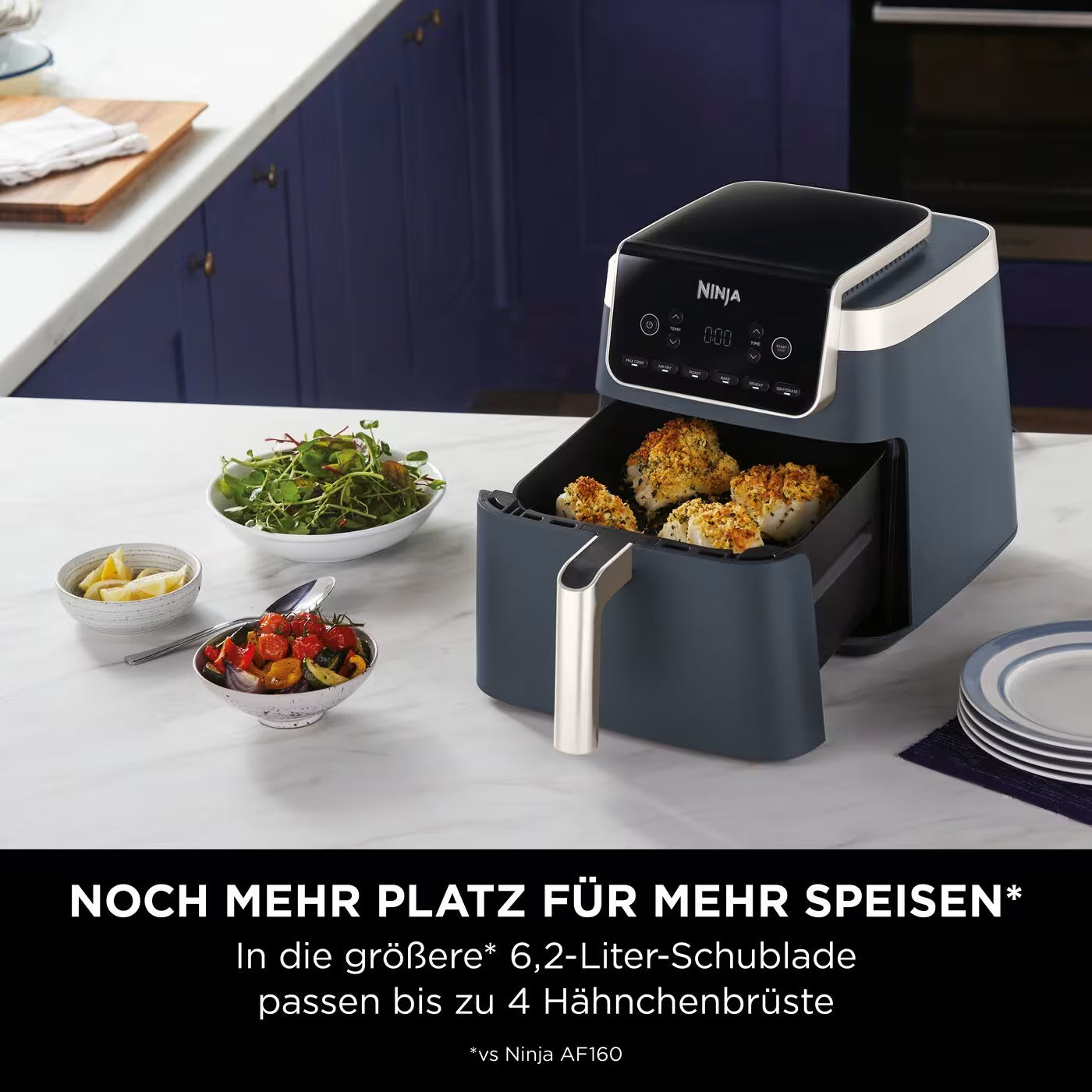 Ninja Heißluftfritteuse Max Pro 6,2 L