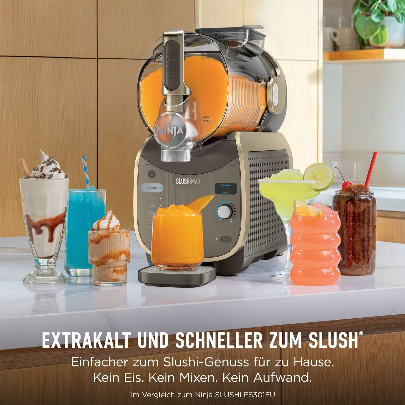 Ninja SLUSHi MAX Slush-Eismaschine für gefrorene Getränke – Mokka