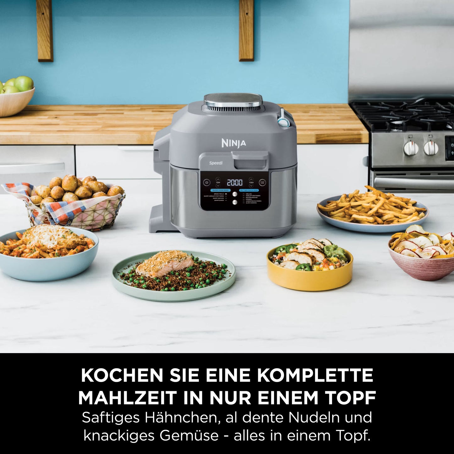 Ninja Speedi Rapid Cooking System & Heißluftfritteuse