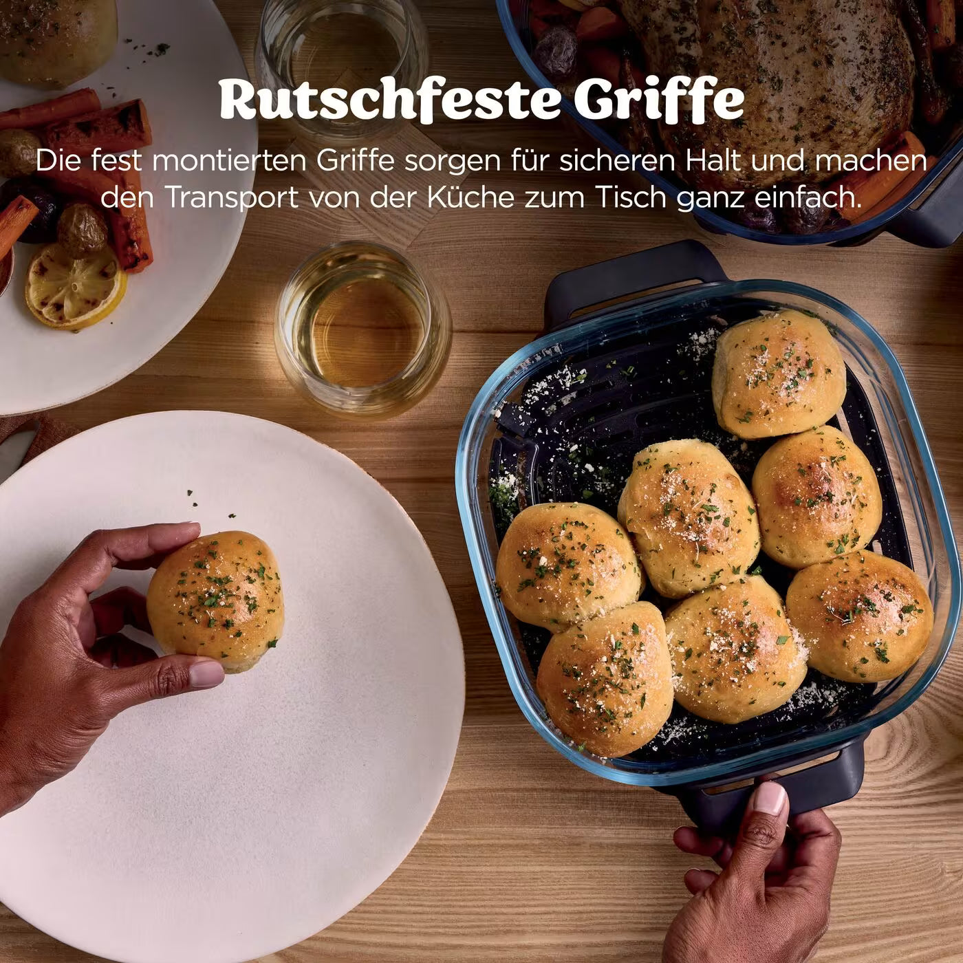 Ninja CRISPi PRO 7-in-1 Glas-Air-Fryer - Family Set - Rosa