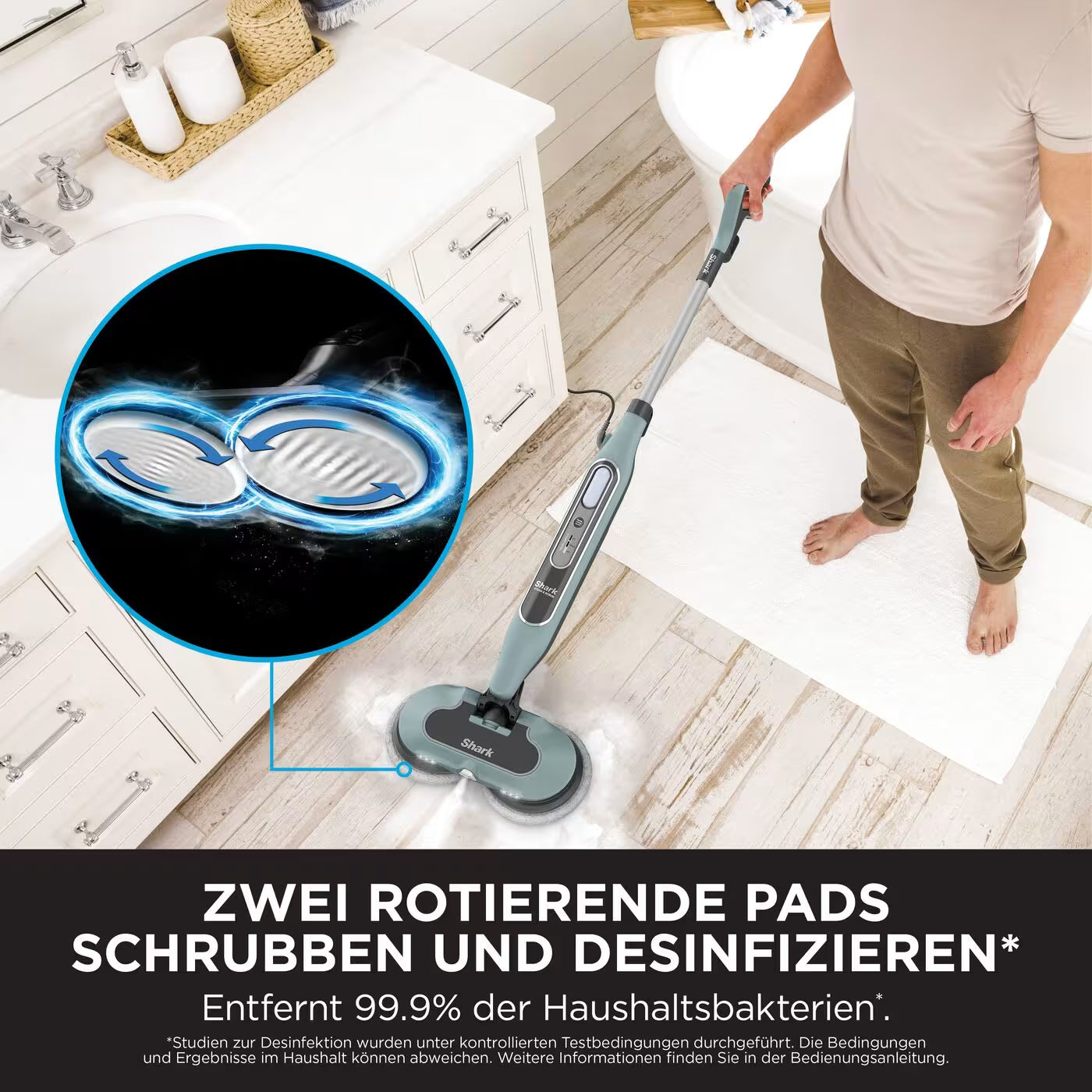 Shark Steam & Scrub mit Steam Blaster Technologie