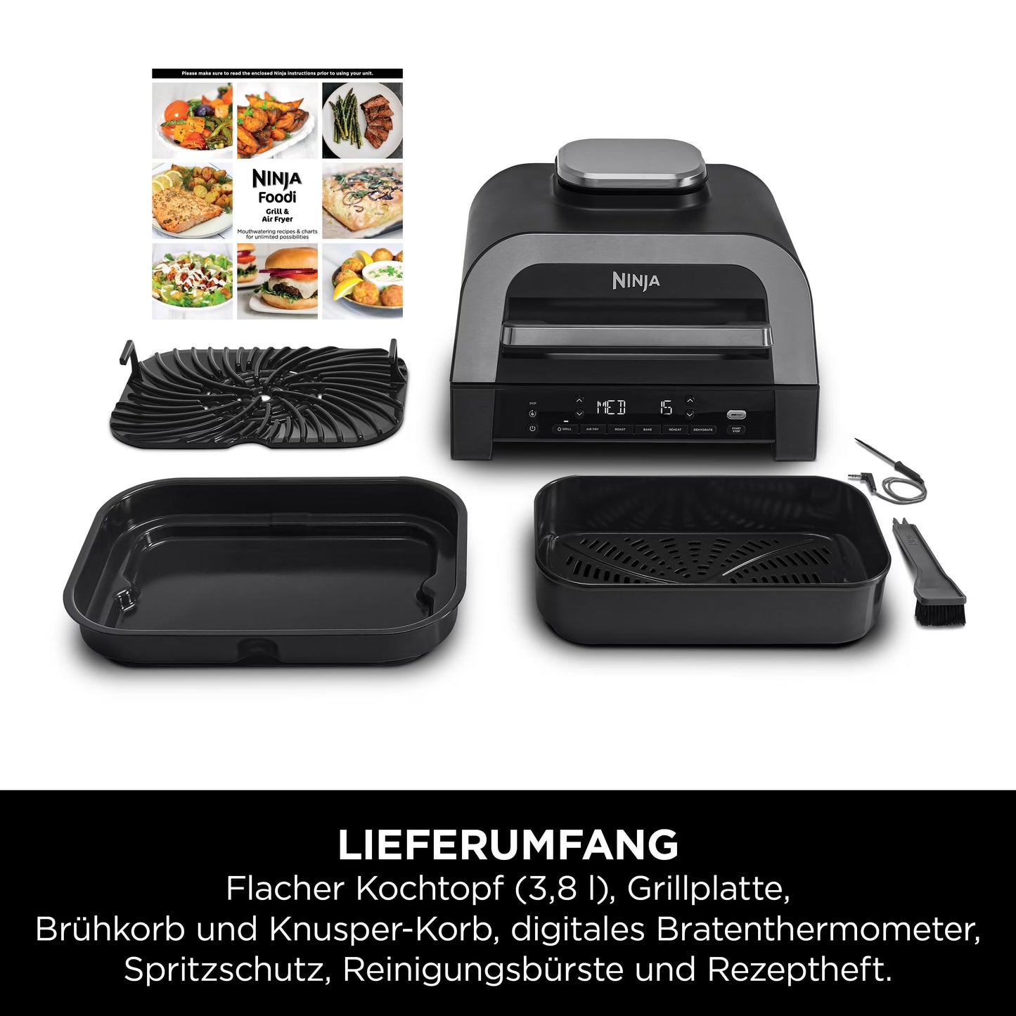 Ninja 6-in-1 MAX Grill und Heißluftfritteuse