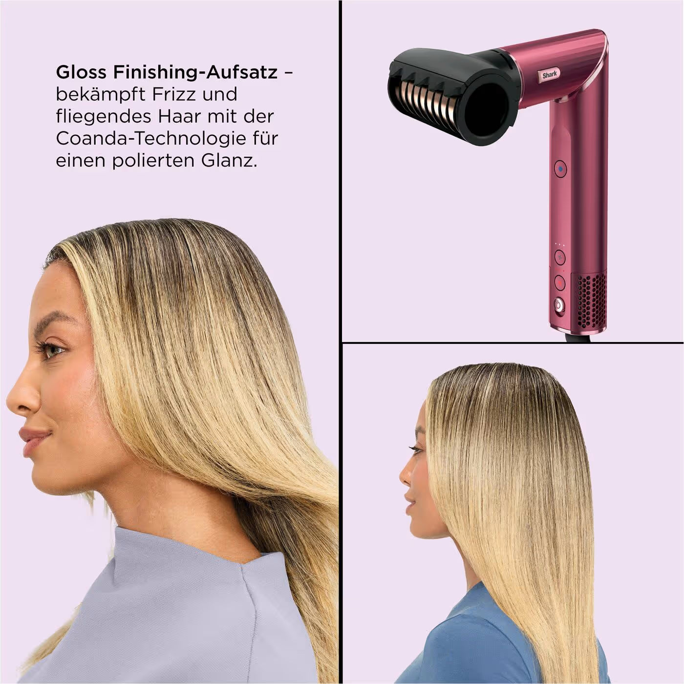 Shark FlexStyle 5-in-1 Haarstyler & -trockner mit Haarklammern und Aufbewahrungstasche