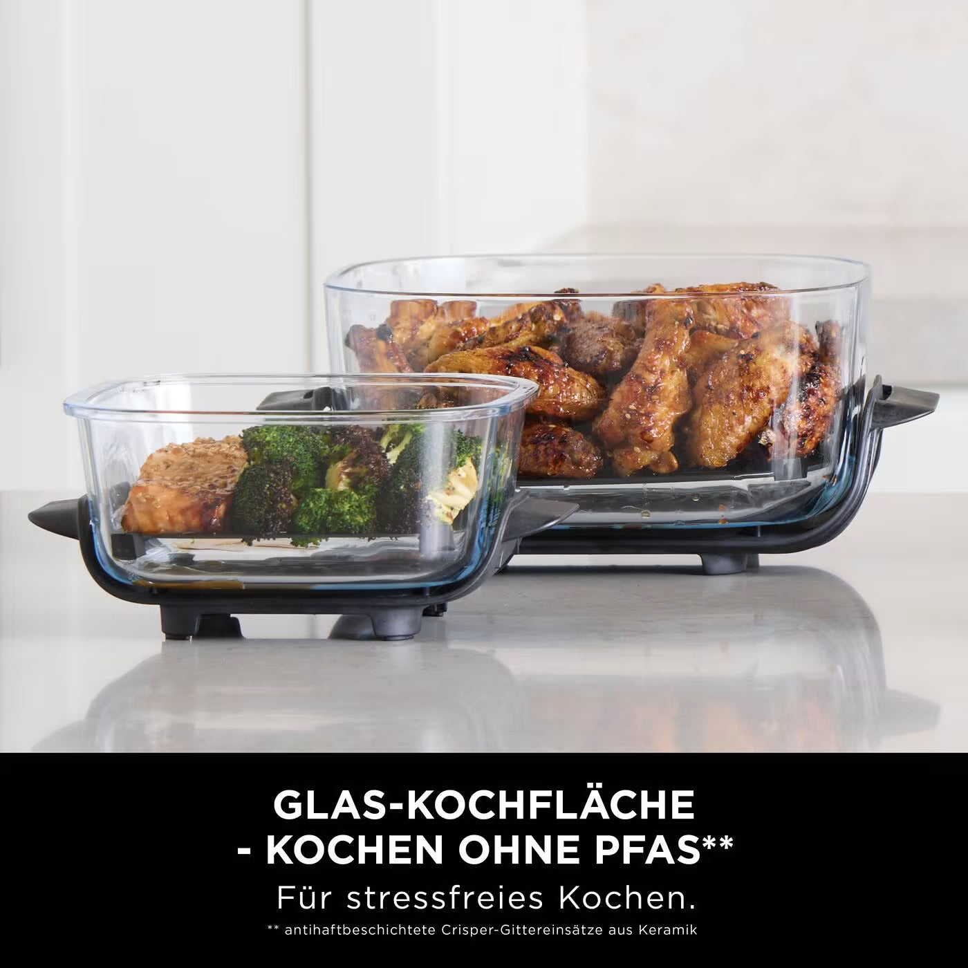 Ninja Crispi CleanCrisp Glasbehälter Doppelpack - 1,4L