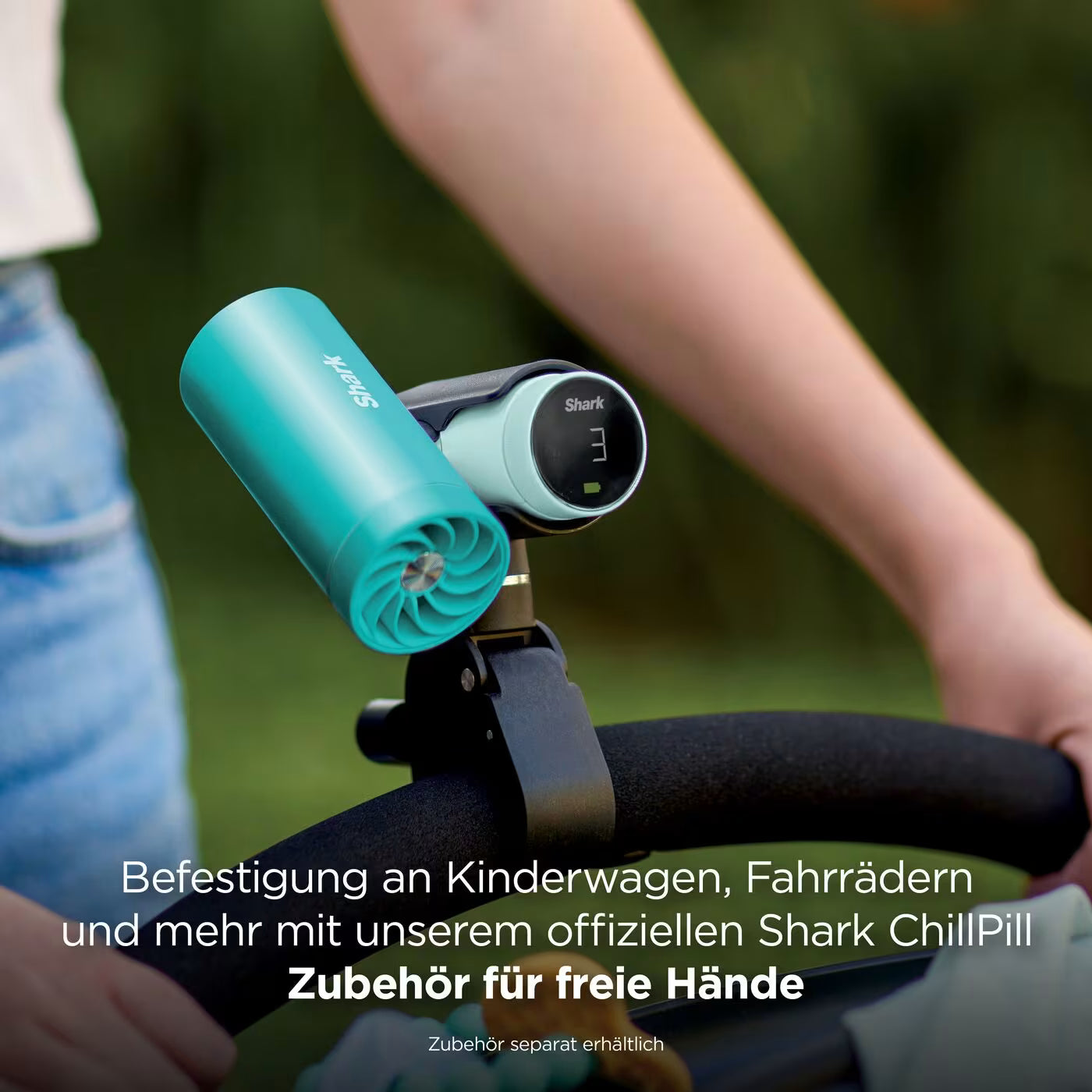Shark ChillPill 3-in-1 Ventilator mit Sprühnebel – Hellblau