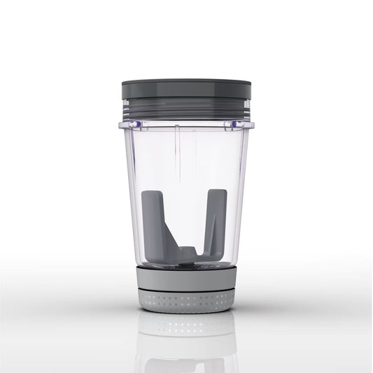 400ml Power-Nutri-Schüssel mit flachem Deckel